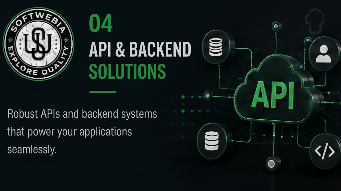 Softwebia backend and API development.